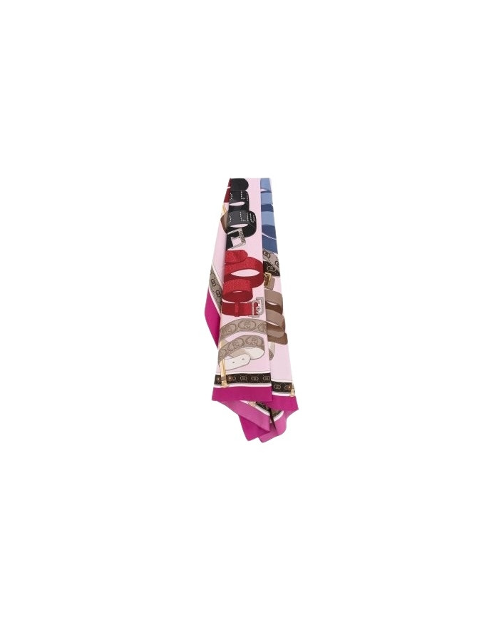 FOULARD LIU JO DONNA STOLA MIX OF BELTS PINK 120x120CM 2A5028 T0300 72624