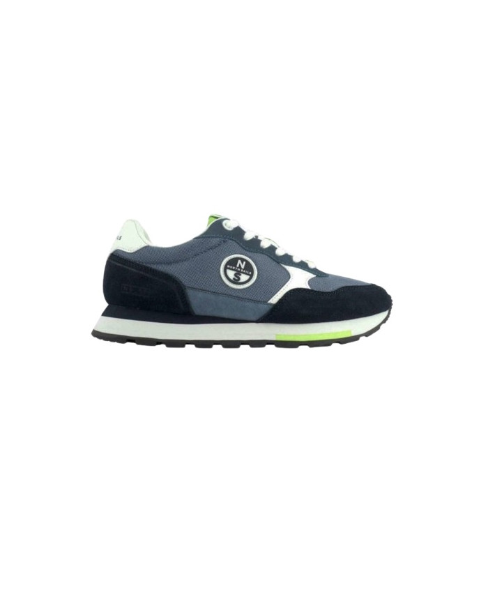 SNEAKERS NORTH SAILS UOMO ROUTE NAVY-LIME NS25M114 831