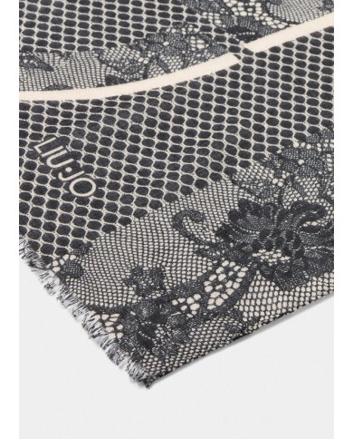 FOULARD LIU JO DONNA  ECS STOLA LACE BEIGE 70X180 2F5068 T0300 00365