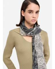 FOULARD LIU JO DONNA  ECS STOLA LACE BEIGE 70X180 2F5068 T0300 00365