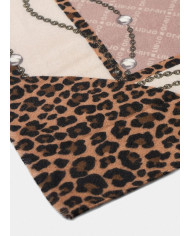 FOULARD LIU JO DONNA ECS STOLA PEARLS ANIMAL 70X180  2F5081 T0300 00005