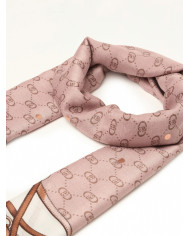 FOULARD LIU JO DONNA ECS STOLA DOUBLE STRAP NATURALE 70X180 2F5079 T0300 00005