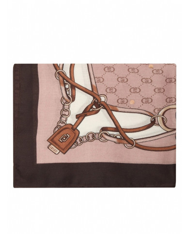 FOULARD LIU JO DONNA ECS STOLA DOUBLE STRAP NATURALE 70X180 2F5079 T0300 00005