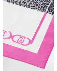 FOULARD LIU JO DONNA STOLA MACULA C/BLOCK DENIM 120x120CM 2A5034 T0300 72624