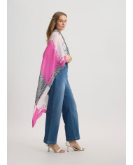 FOULARD LIU JO DONNA STOLA MACULA C/BLOCK DENIM 120x120CM 2A5034 T0300 72624