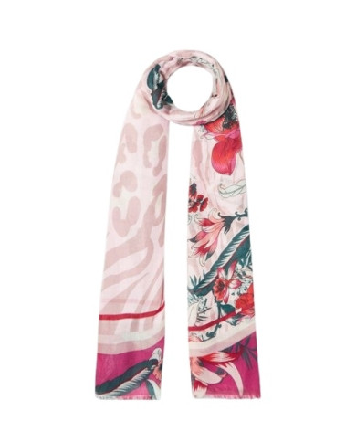 FOULARD  LIU JO DONNA STOLA SANGRIA ANIMALIER FLOREALE 90X180CM 2A5030 T0300 00949