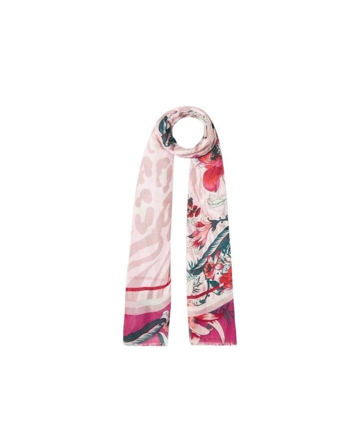 FOULARD  LIU JO DONNA STOLA SANGRIA ANIMALIER FLOREALE 90X180CM 2A5030 T0300 00949