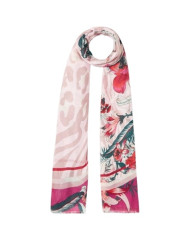 FOULARD  LIU JO DONNA STOLA SANGRIA ANIMALIER FLOREALE 90X180CM 2A5030 T0300 00949