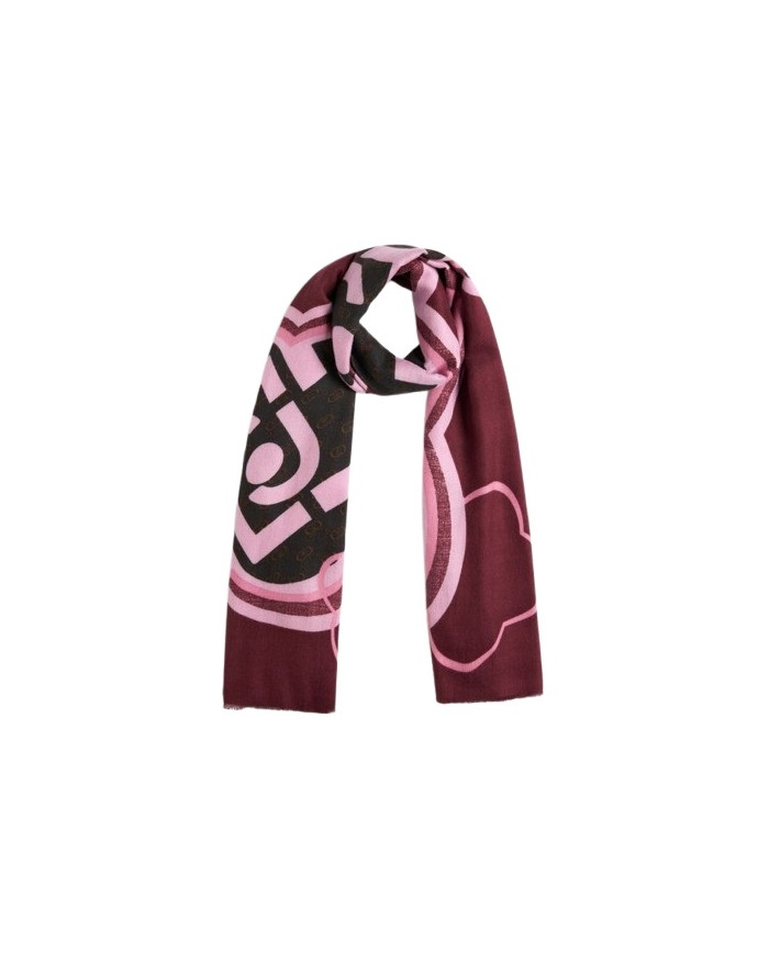 FOULARD  LIU JO DONNA STOLA PORTALOGO RED WINE 70X180 2F5082 T0300 91726