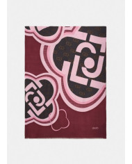 FOULARD  LIU JO DONNA STOLA PORTALOGO RED WINE 70X180 2F5082 T0300 91726