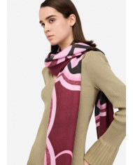 FOULARD  LIU JO DONNA STOLA PORTALOGO RED WINE 70X180 2F5082 T0300 91726