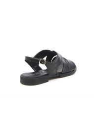SANDALO BASSO RAQUEL PEREZ DONNA NAPA NEGRO PISO DUQUESA ADESSO 03 17570
