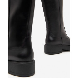 STIVALI NEROGIARDINI DONNA IN PELLE GUANTO NERO TR PULA I411986D/100