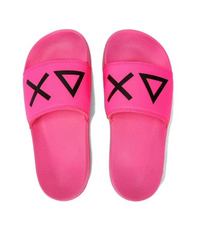CIABATTE SUN68 DONNA SLIPPERS LOGO FUXIA FLUO X34203 62