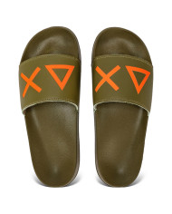 CIABATTE SUN68 UOMO SLIPPERS LOGO MILITARE X34103 19