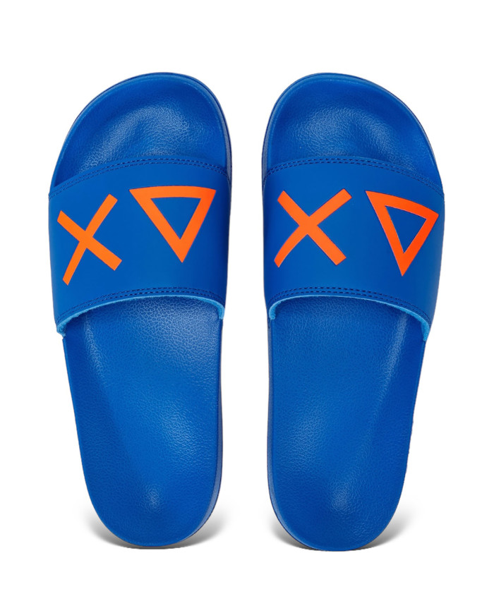 CIABATTE SUN68 UOMO SLIPPERS LOGO ROYAL X34103 58
