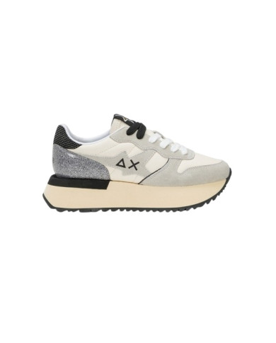 SNEAKERS SUN68 DONNA FOOTWEAR ADULT BIG STARGIRL BAG SILVER BIANCO Z44219 01