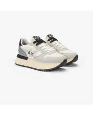 SNEAKERS SUN68 DONNA FOOTWEAR ADULT BIG STARGIRL BAG SILVER BIANCO Z44219 01