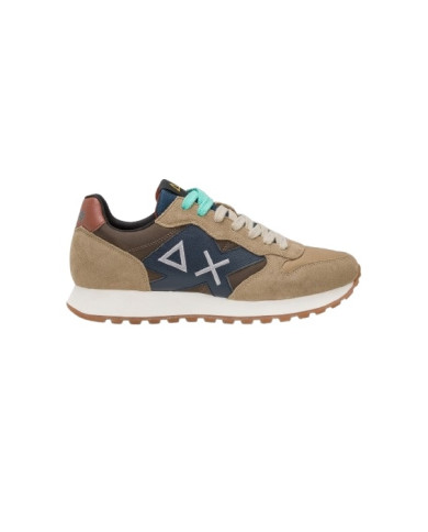 SNEAKERS UOMO SUN68 FOOTWEAR JAKI BICOLOR BEIGE SCURO Z44114 77