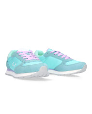 SNEAKERS SUN68 BAMBINA GIRL'S ALLY SOLID NYLON (TEEN) ACQUA TG. 35-37 Z34401T 94/A 