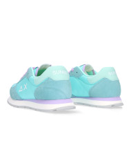 SNEAKERS SUN68 BAMBINA GIRL'S ALLY SOLID NYLON (TEEN) ACQUA TG. 35-37 Z34401T 94/A 