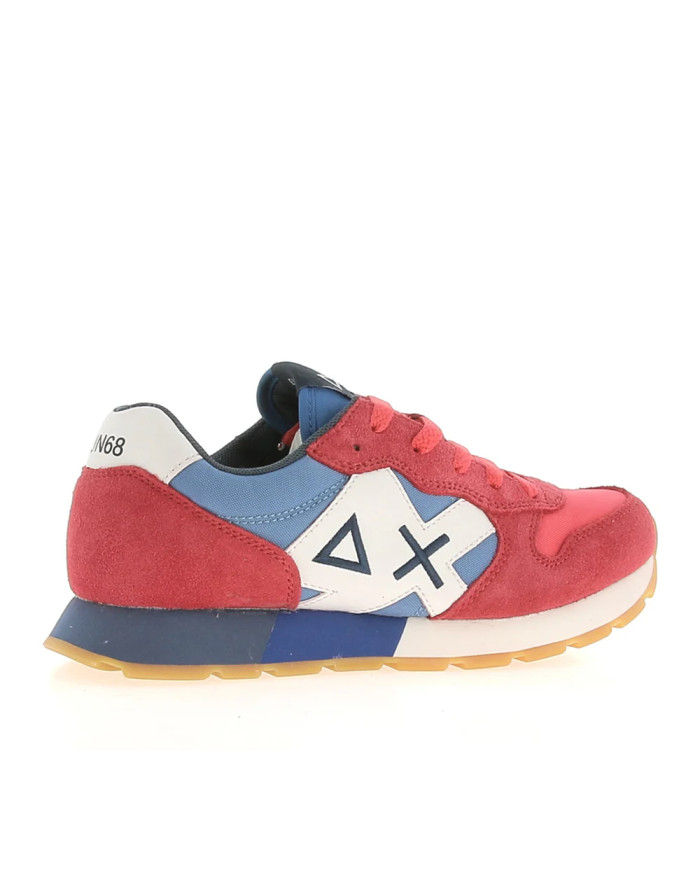 SNEAKERS SUN68 BAMBINO BOY'S JAKI BICOLOR (TEEN) LAMPONE/AVIO TG.35-37 Z34312T 9256/A