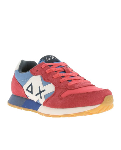 SNEAKERS SUN68 BAMBINO BOY'S JAKI BICOLOR (TEEN) LAMPONE/AVIO TG.35-37 Z34312T 9256/A