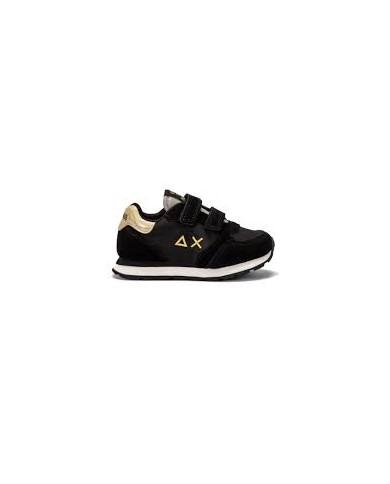 SNEAKERS SUN68 PRIMI PASSI BAMBINA KIDS GIRL'S ALLY SOLID BLACK Z43402B 11/A TG:24/26