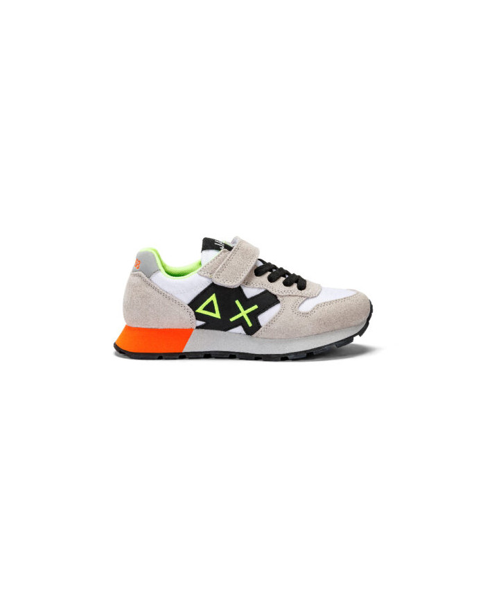 SNEAKERS SUN68 BAMBINO BOY'S JAKI FLUO BIANCO tg.30-32 Z34313K 01