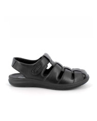 SANDALO ENVAL SOFT UOMO NAPPA SOFT NERO 7734700