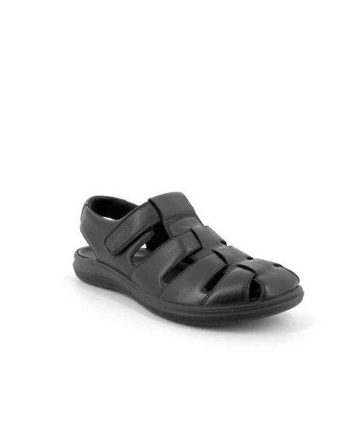 SANDALO ENVAL SOFT UOMO NAPPA SOFT NERO 7734700