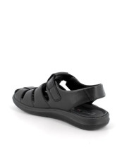 SANDALO ENVAL SOFT UOMO NAPPA SOFT NERO 7734700