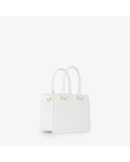 BORSA A MANO MARIO VALENTINO DONNA SHOPPING SINDY RE BIANCO 20X26X9CM VBS8UM04 BIANCO