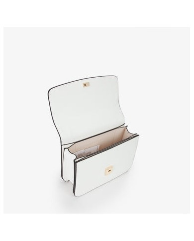 BORSA A SPALLA MARIO VALENTINO DONNA FLAP BAG FLAP RE BIANCO 15.5X23X8CM VBS8ZT09 BIANCO