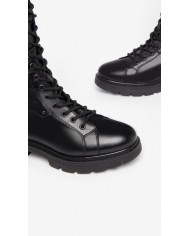 STIVALI ANFIBI NEROGIARDINI DONNA IN PELLE NERO OFENA I309063D/100