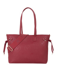 BORSA MARIO VALENTINO SINTETICA DONNA-SAMBA 36X27X10CM REVBS8ZG01 ROSSOSCURO