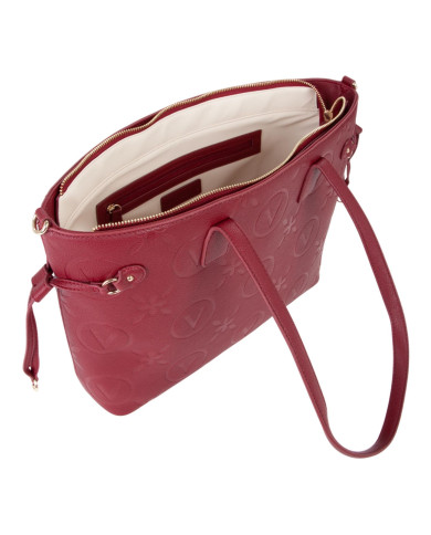 BORSA MARIO VALENTINO SINTETICA DONNA-SAMBA 36X27X10CM REVBS8ZG01 ROSSOSCURO