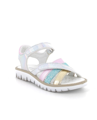 SANDALO PRIMIGI BAMBINA S.BOTT/S.NAP.IR CANGIANTE/ROSA TG:31-35 7891033/B