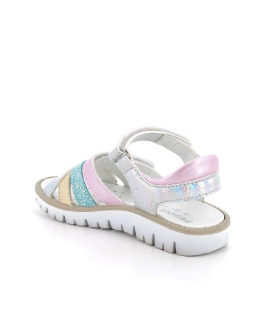 SANDALO PRIMIGI BAMBINA S.BOTT/S.NAP.IR CANGIANTE/ROSA TG:31-35 7891033/B