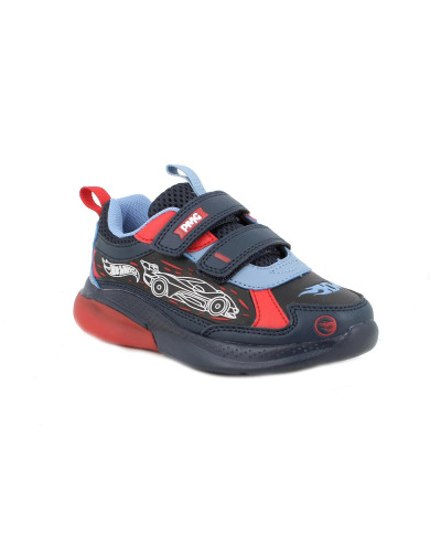SNEAKERS PRIMIGI BAMBINO NAPPA PU/RETE  NAVY/AVIO HOT WHEELS 8991111