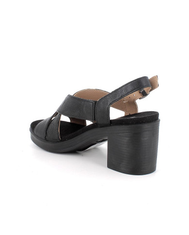 SANDALI CON TACCO IGI&CO DONNA CAPRA TAMPONATA NERO 1171200
