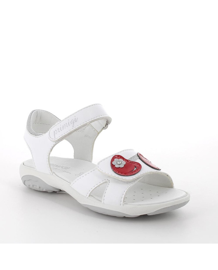 SANDALO PRIMIGI BAMBINA SI.NAPPA BIANCO TG:31-35 7885122/B