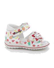 SANDALO PRIMI PASSI PRIMIGI BAMBINA BIANCO MULTICOLOR 3861311
