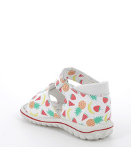 SANDALO PRIMI PASSI PRIMIGI BAMBINA BIANCO MULTICOLOR 3861311