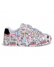 SNEAKERS BAMBINA PRIMIGI NAPPA PU ST GRI/BIAN 5456911