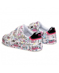 SNEAKERS BAMBINA PRIMIGI NAPPA PU ST GRI/BIAN 5456911