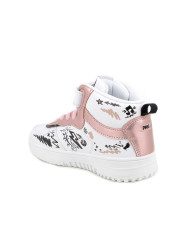 SNEAKERS PRIMIGI BAMBINA NAPPA PU/LAM.PU BIANCO/ROSA 8968300