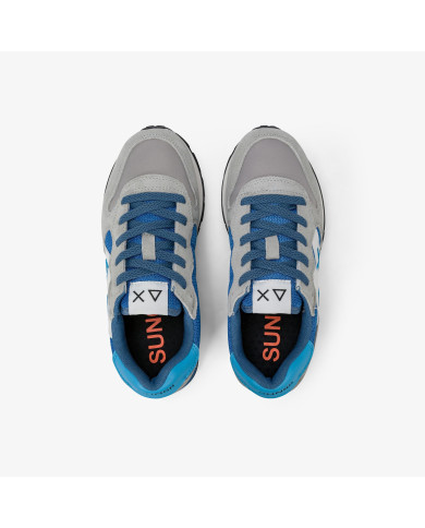 SNEAKERS SUN68 BAMBINO BOY'S JAKI BICOLOR (TEEN) GRIGIO CHIARO/ROYAL Z36316T 