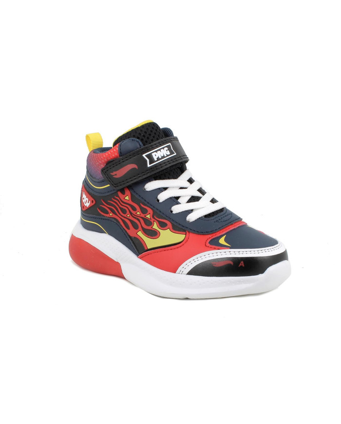SNEAKERS PRIMIGI BAMBINO NAPPA PU NAVY-NERO HOT WEELS 8991200