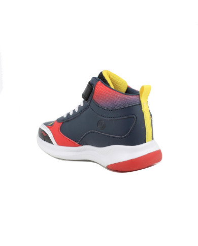 SNEAKERS PRIMIGI BAMBINO NAPPA PU NAVY-NERO HOT WEELS 8991200